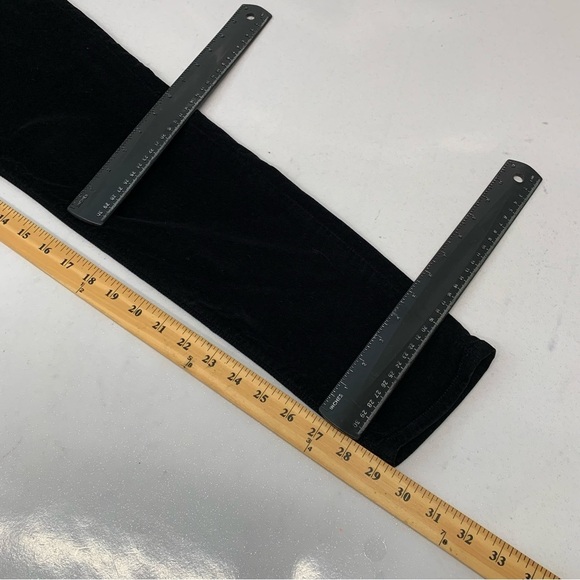 Hudson Pants Woman Sz 30 Black Velvet Skinny Low Rise Pockets Tapered Stretch - Picture 12 of 13